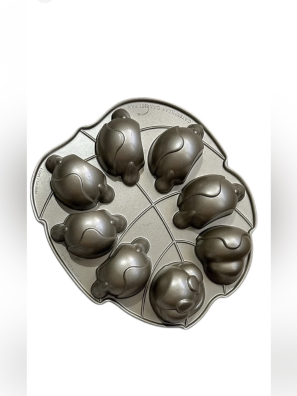 NORDIC WARE Caterpillar Cakelet Pan Cast Aluminum Mini Cakes Mold USA